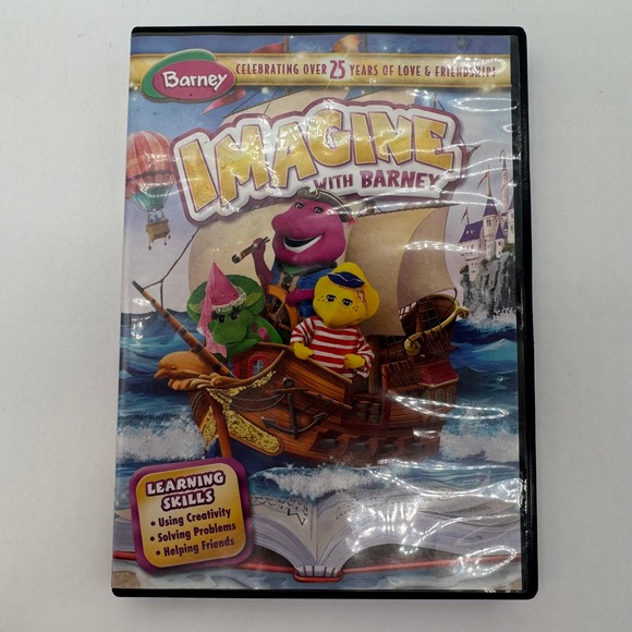 Barney Other - Barney Imagine with Barney DVD 2013 Kids Family Educational Episodes
